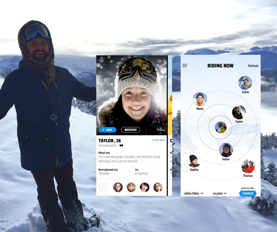 GoSnow app solo skiers