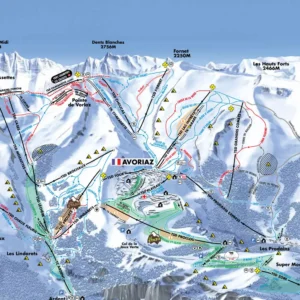 Avoriaz Pistemap