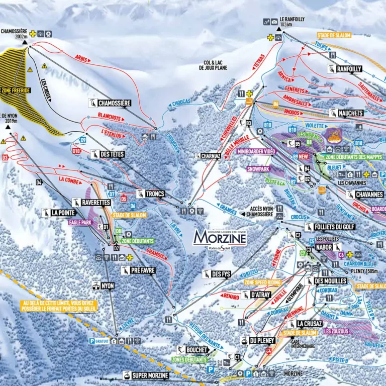 Morzine Piste Map 1