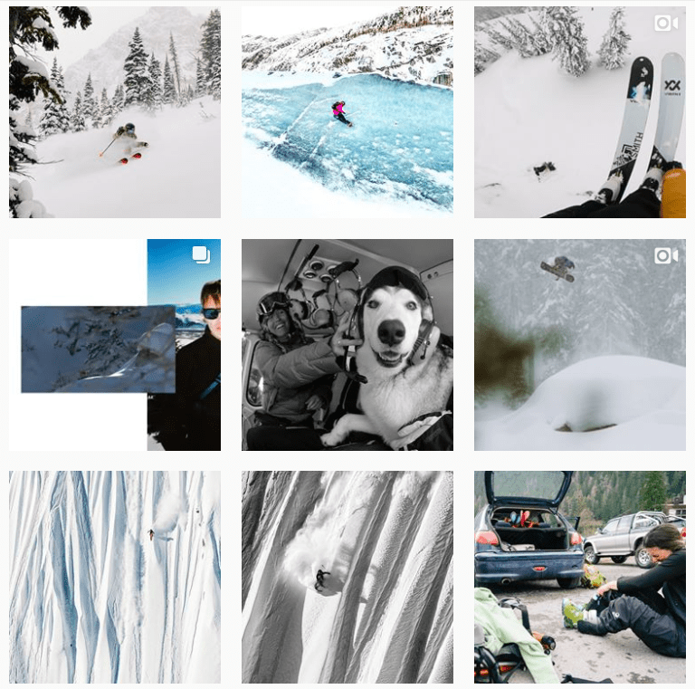 The North Face Snow Instagram