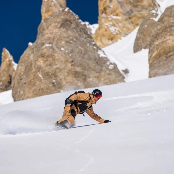 Tignes off piste snowboard course