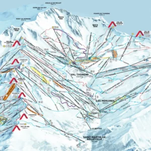 Val Thorens Piste Map