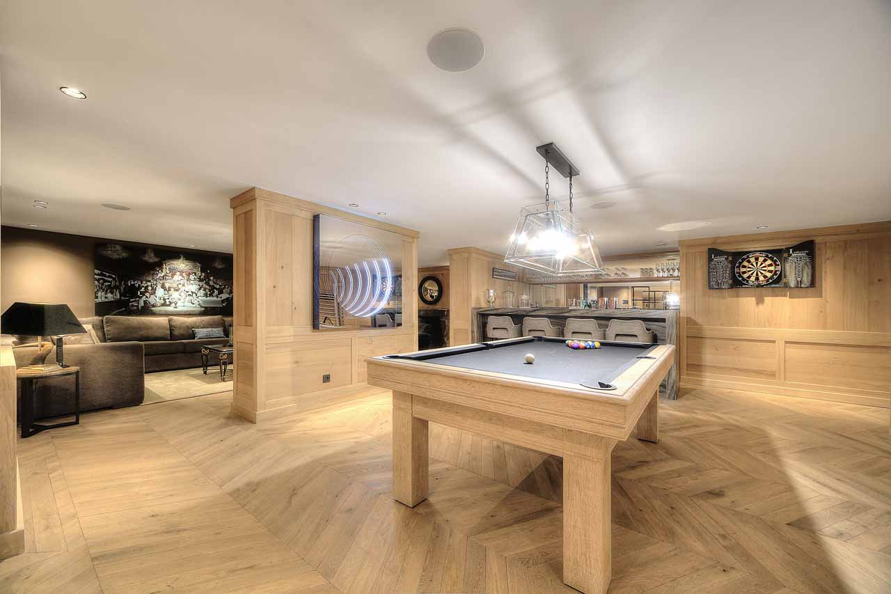 chalet izoard megeve games room