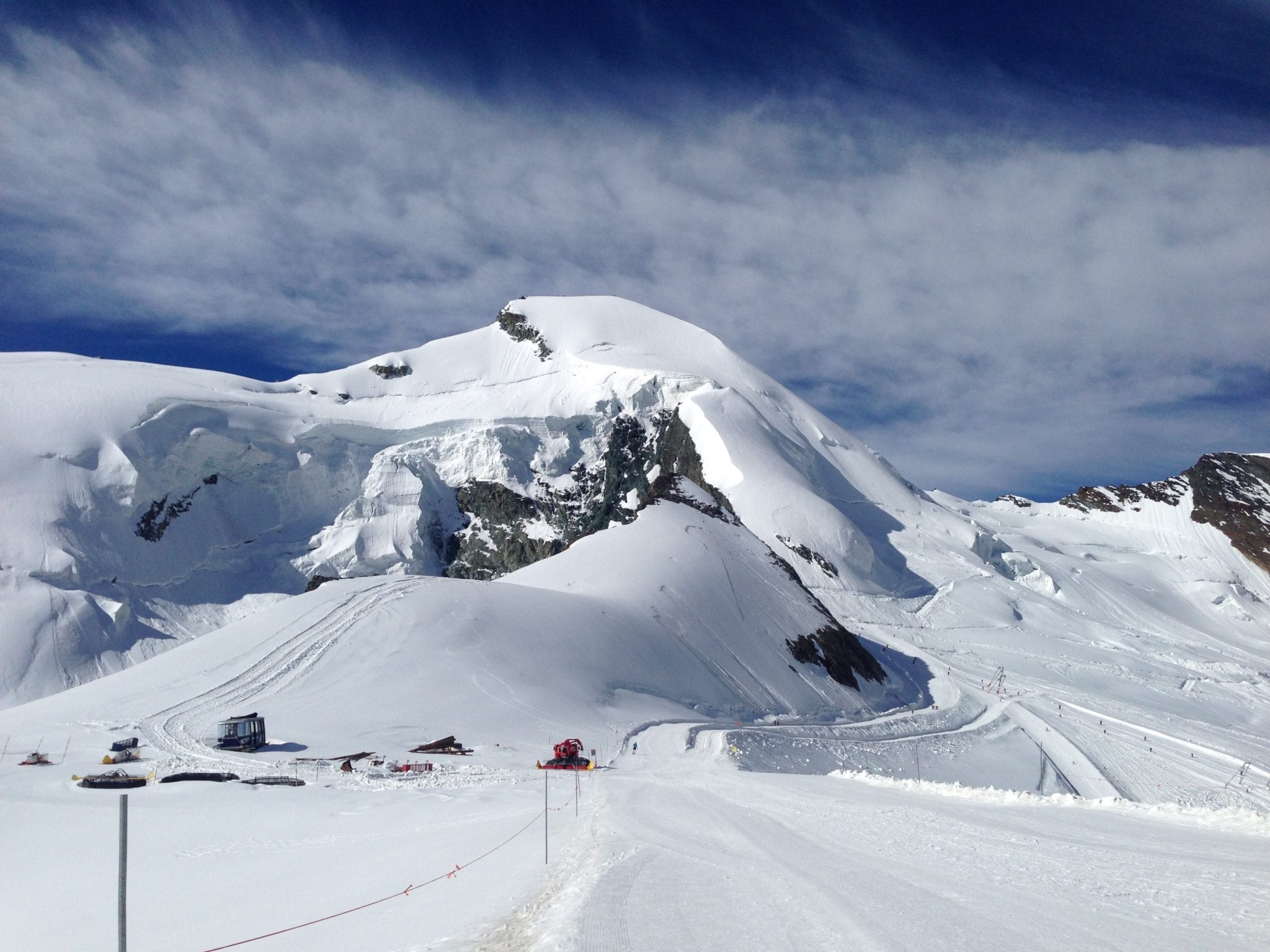 glacier skiing