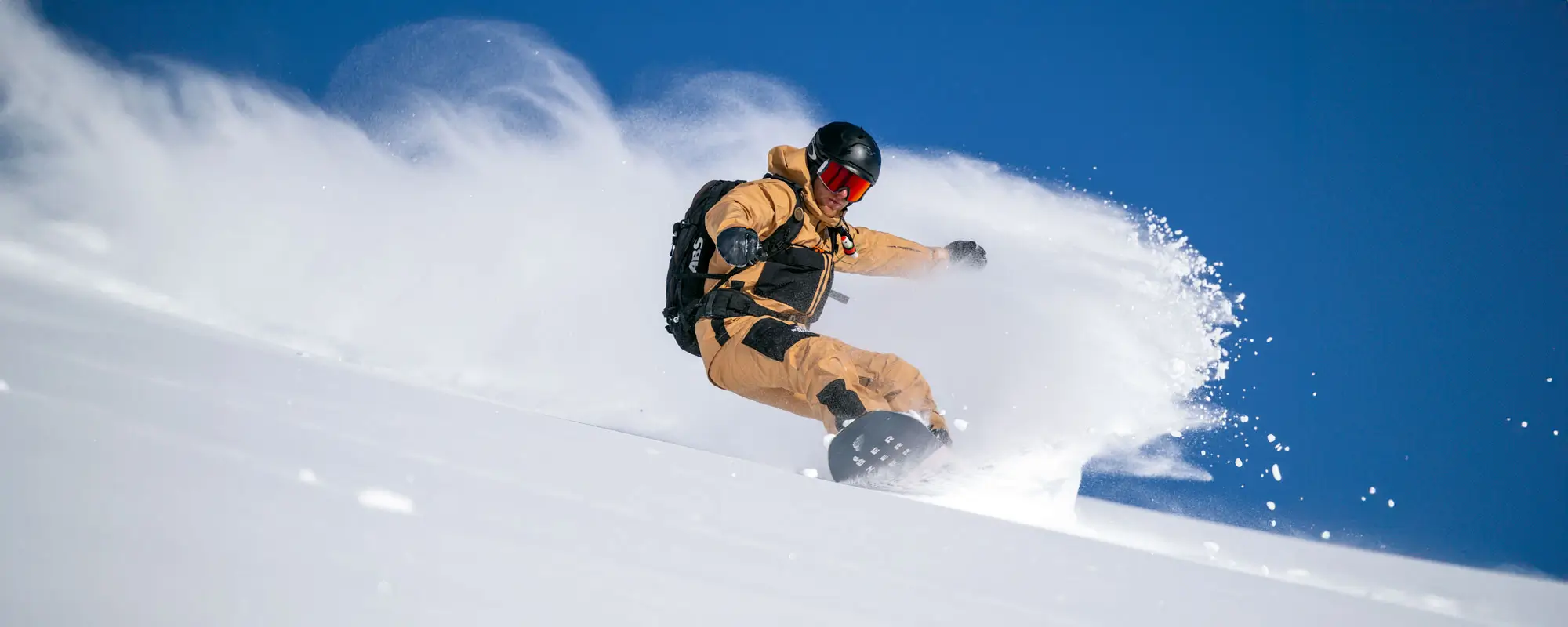 group off piste sbowboard