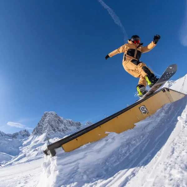 snowboarding alps